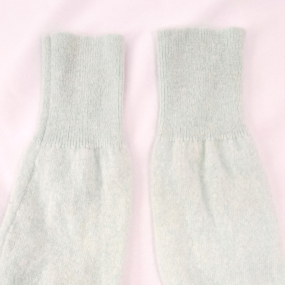 LORD & TAYLOR Mint Green Cashmere Cardigan Sweater - Picture 6 of 15